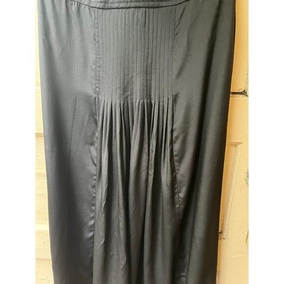 Development by Phillip Lim V neck silk Sleeveless black cocktail maxi dress 6 - Picture 6 of 13